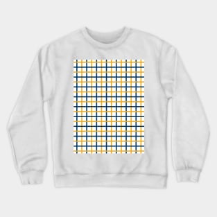 Blue & Gold Tattersall Crewneck Sweatshirt